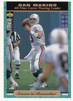 Dan Marino Miami Dolphins 1996 Upper Deck Collector's Choice NFL Season to Remember #64